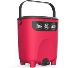 compostador bokashi rojo